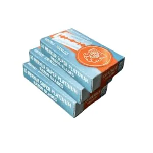 Merkur Razor Double Edge Razor Blades, MK-911, 10 Count (Pack of 1) - B01M712V20