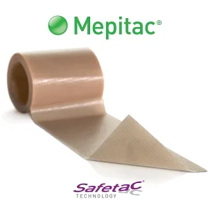 Mepitac 298300 Soft Silicone Tape, 2 cm x 3 /0.8 in x 3.3 yd 1 Count (Pack of 1) - product information 1