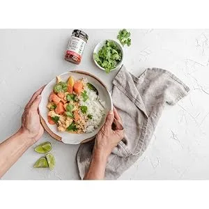 Mekhala Organic Gluten-Free Thai Red Curry Paste 3.53oz Red Curry 3.53 Ounce (Pack of 1) - Simple Hearty Red Curry