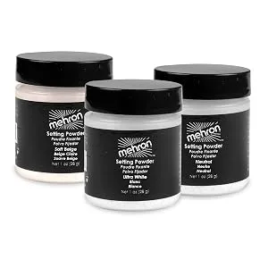 Mehron Makeup Setting Powder (1 oz) (Neutral) - Setting Powder mahron merhron
