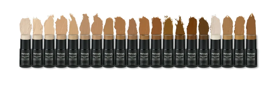 Mehron Makeup CreamBlend Stick - Body Paint (.75oz) (White) White 0.75 Ounce (Pack of 1) - 400 foundation mehron creamblend