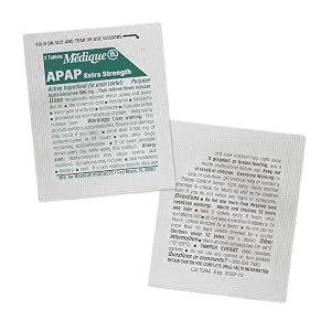 Medique  Home 70433 Extra Strength APAP Tablets, Non-Aspirin, 100-Count - Medique at Home: APAP