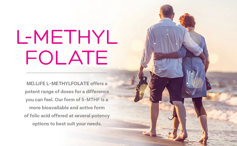 MD. Life L-Methylfolate 1 mg - Active Folate 1 Mthfr Support Supplement Professional Strength Methyl Folate - Immune Support, Essential Amino Acids & Brain Supplement- 90 Vegan Capsules 90 Count (Pack of 1) - b complex vitamin support audit by FDA supports mervous health methyfolate methylfolate vitamin b9