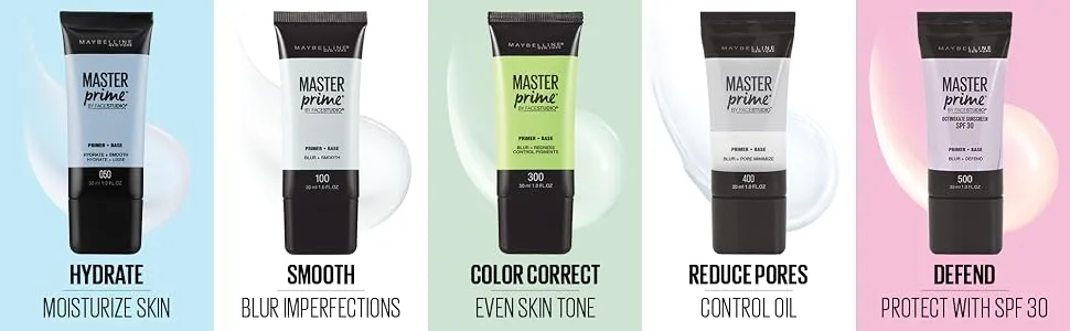 Maybelline Face Studio Master Prime Primer, Blur + Redness Control, 1 Count - product information 11