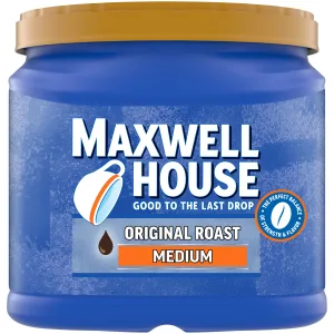 Maxwell House The Original Roast Medium Roast Ground Coffee (30.6 oz Canister) 30.6 Ounce - image