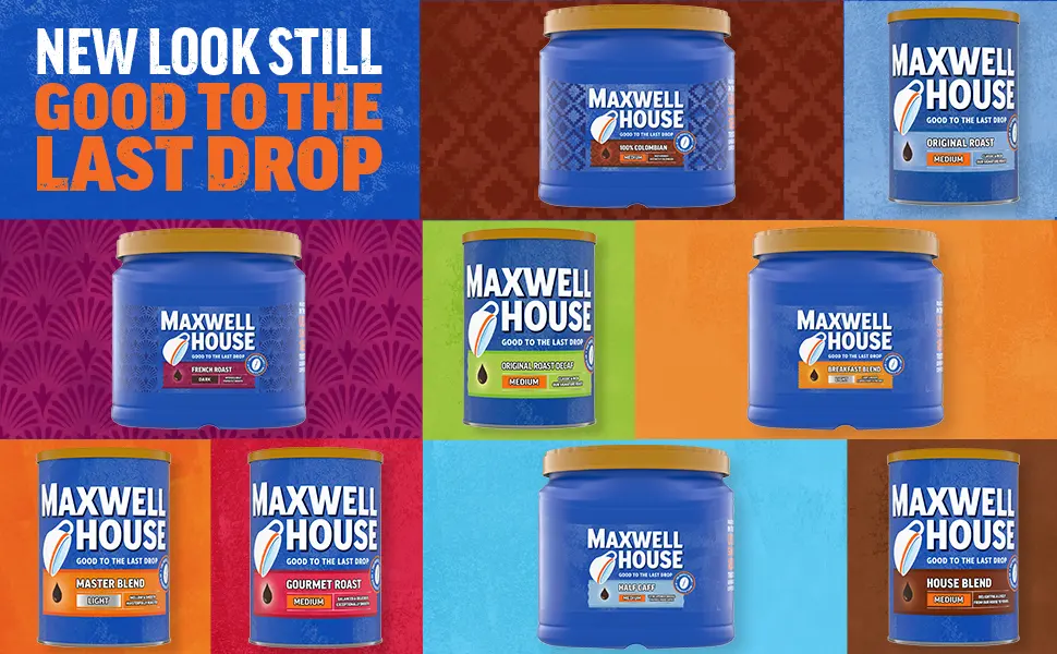 Maxwell House Master Blend Light Roast Ground Coffee (26.8 oz Canister) 1.67 Pound (Pack of 1) - image
