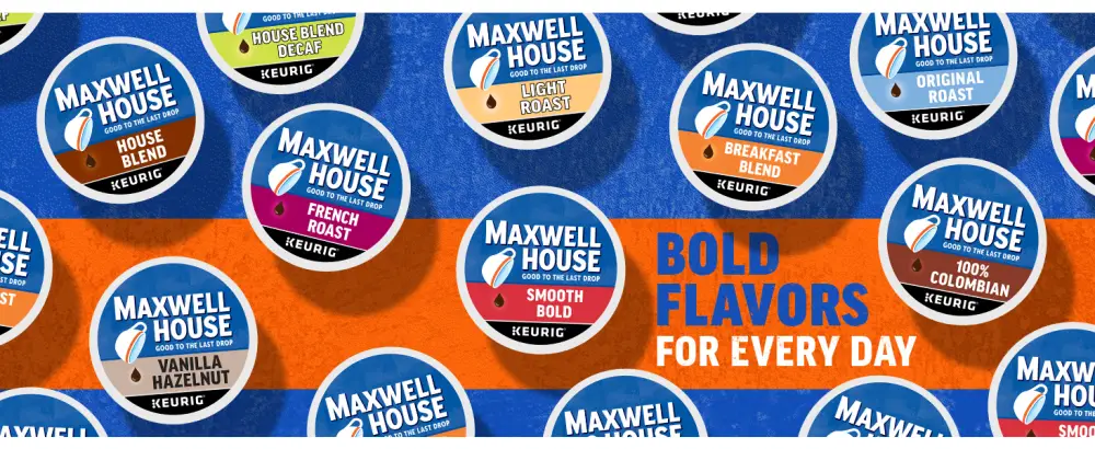 Maxwell House House Blend Medium Roast K-Cup Coffee Pods (84 ct Box) House Blend 84 Pods - Maxwell House Coffee K-Cups Bold flavors for every day