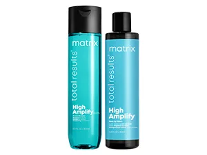 MATRIX Total Results High Amplify Foam Volumizer Full Bodifying Mousse, Lightweight Lasting Volume, for Fine Hair 8.3 Oz - matrix total results high amplify cleansing shampoo