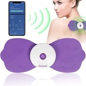 MASTOGO Wireless TENS & EMS Unit Back Pain Relief Massager - APP Controlled Bluetooth EMS Muscle Stimulator Machine for Back Shoulder Leg Neck Pain Relief - tens unit wireless