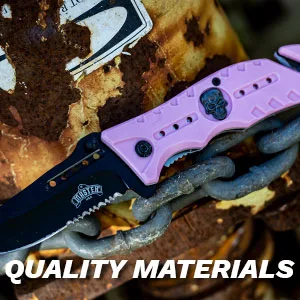 Master USA MU-A001 Series Spring Assist Folding Knife, Black Blade, 4-1/2-Inch Closed Green Skull Camo - Quality Materials