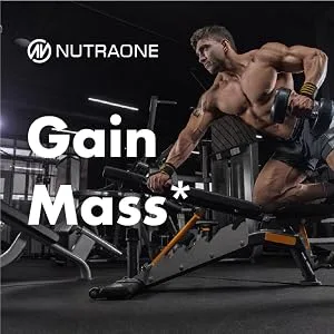 Massone Mass Gainer Protein Powder by NutraOne  Gain Weight Protein Meal Replacement (Gourmet Chocolate - 7 lbs.) - Gain Mass