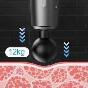 Massage Gun Deep Tissue Percussion Massager for Athletes,Handheld Body Back Muscle Massager with 15 Massage Heads and LCD Touch Screen - product information 2