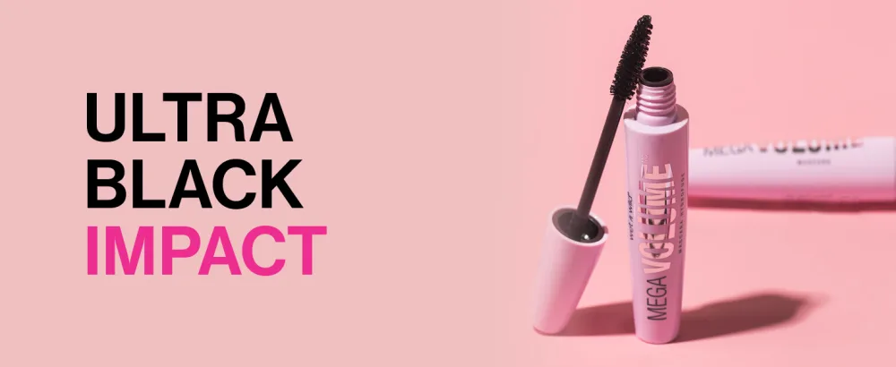 Mascara By wet n wild Mega Volume Mascara, Very Black, 0.21 Ounce Black 0.21 Fl Oz (Pack of 1) - Ultra Black Impact