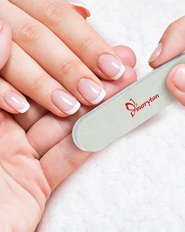 Maryton Glass Pumice Stone for Feet, Callus Remover and Foot Scrubber & Pedicure Exfoliator Tool Pack of 2 - nail buffer
