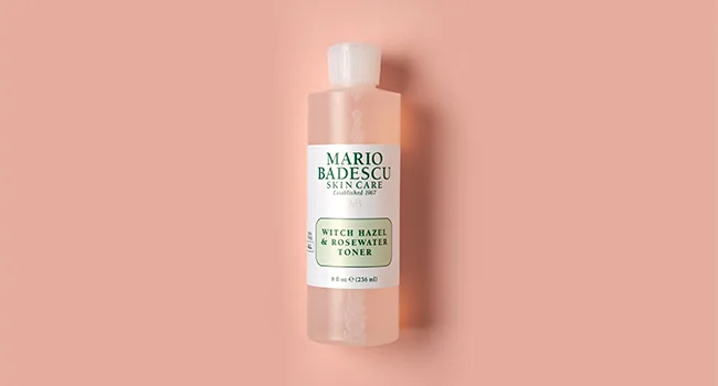 Mario Badescu Alcohol-Free Witch Hazel Facial Toner with Aloe Vera, 8 Fl Oz Rosewater - WITCH HAZEL ROSEWATER