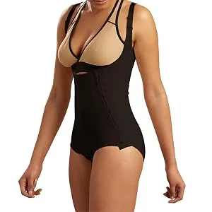 Marena Recovery Panty-Length Post Surgical Compression Girdle, High-Back - XL, Black Black X-Large (Pack of 1) - Marena