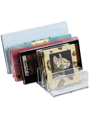 Makeup Organizer, Compact Makeup Palette Organize, for Bathroom Countertops, Vanities, Cabinets, Sleek Modern Cosmetics Storage Solution for - Eyeshadow Palettes, Contour Kits, Blush - 7 Sections 7 Sections - S - EYESHADOW ORGANIZER