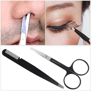Makeup Brushes DUAIU 16Pcs Premium Synthetic Eyeshadow brushes Eyebrow Eyeliner Blending Marble Handle Brushes sets with Pink Cosmetic Bag Eyebrow Tweezers Nose Scissors - product information 12