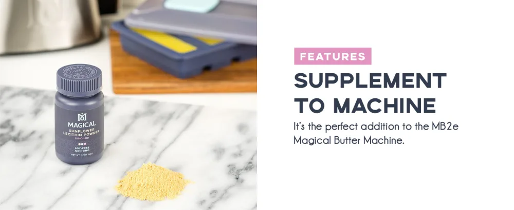 Magical Butter Machine Sunflower Lecithin Powder 1.76 oz - magical butter machine