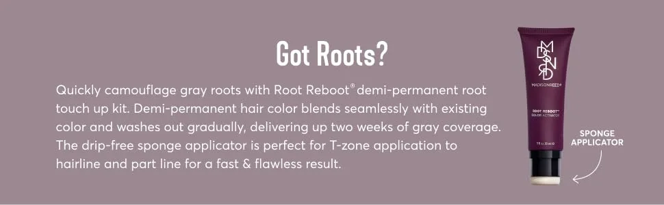Madison Reed Root Reboot Demi-Permanent Root Touch Up, Cool Dark Brown - 5C Trevi, 10 Minute Root Coverage to Blend Grays, Ammonia-Free, Single Use Trevi 5C - Got Roots?