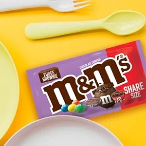 M&M'S Fudge Brownie Singles Size Chocolate Candy, 1.41 oz. 24-Count Box - product information 5