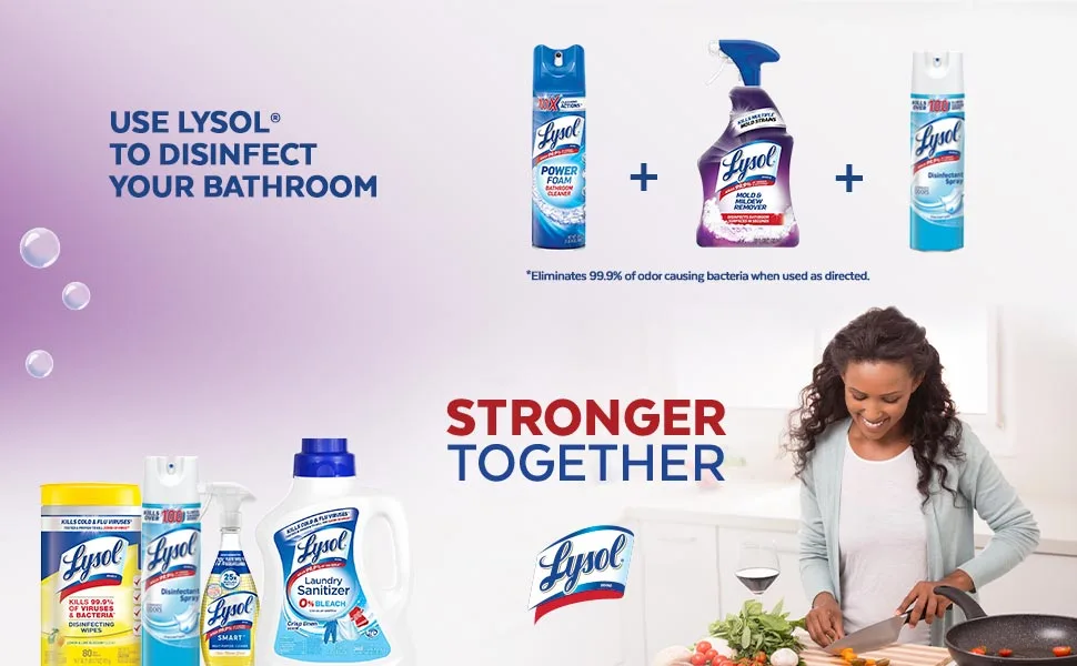 Lysol Mildew Remover Spray with Bleach, 32 Ounce - Lysol Mold & Mildew Trigger