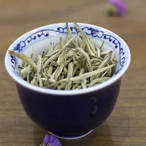 LWXLJMJZC-Silver Needle White Tea(40cups) | Chinese Silver Tips Tea | Yunnan Yin Zhen -2.8oz/80g - silver needle white tea 2