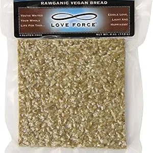 Love Force Rawganic Vegan Bread, Sun Flax Original, 4 Ounce - bread