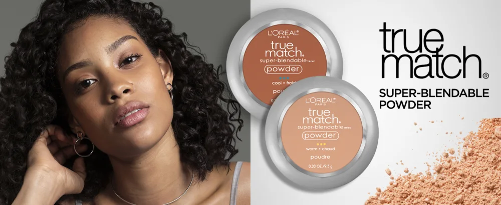 L'Oreal Paris True Match Super-Blendable Powder, Natural Beige, 0.33 oz. W4 Natural Beige - true match powder foundation by loreal paris
