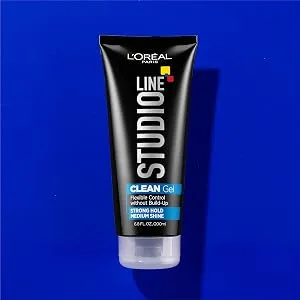 L'Oreal Paris Studio Line Clear Minded Clean Gel - Strong Hold 6.8 fl oz. Clean 6.8 Fl Oz (Pack of 1) - Studio, gel, clean, styling, loreal