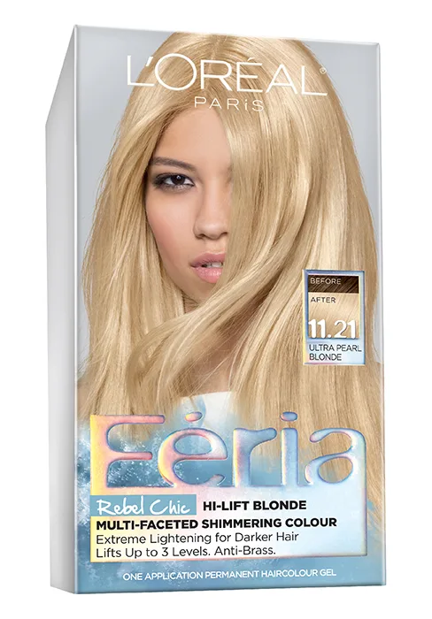 L'Oreal Paris Hyper Platinum Advanced Lightening System Hair Bleach With Anti Brass Purple Conditioner, 4.3 Ounce Hyper Bleach 1 Count (Pack of 1) - how to lighten your hair, brighten dull hair, platinum blonde hair, permanent hair lightener