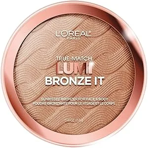 L'Oreal Paris Cosmetics True Match Lumi Bronze It Bronzer For Face And Body, Medium, 0.41 Fluid Ounce - product information 2