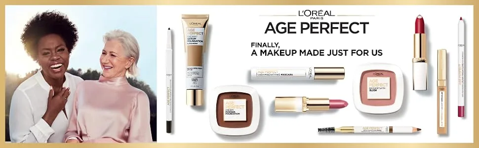 L'Oreal Paris Age Perfect Radiant Concealer with Hydrating Serum and Glycerin, Ivory 200 Ivory - loreal paris anti aging face makeup products