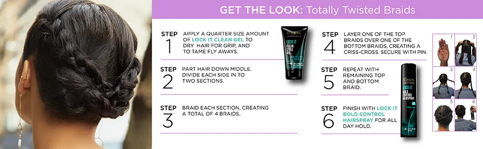 L'Oral Paris Advanced Hairstyle LOCK IT Weather Control Hairspray, 8.25 oz. - product information 11