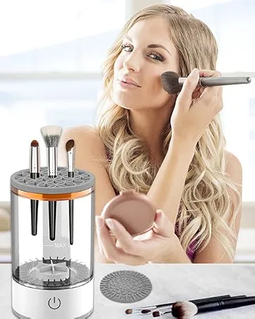 1 PCS Makeup Brush Cleaner Mat Silicone Make Up Brush Cleaner Pad Pink - xgfg
