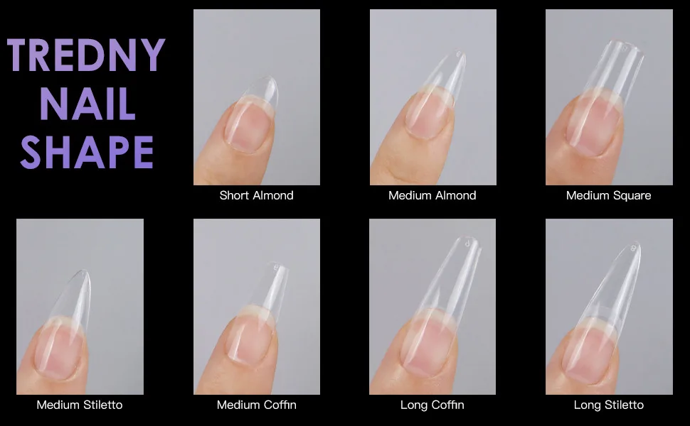 Soft Gel Nail Tips Long Stiletto 120PCS Pre Buff Full Cover Nail Extenison Tips Half Matte Gel X Nail Tips BORNBYME - nail tips