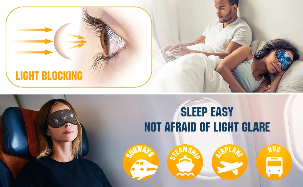 BVYA 3 PCS A Set Silk Sleep Mask Eyes Mask Mulberry Silk Soft Adjustable Strap Eye Cover (I SERIES) - product information 33