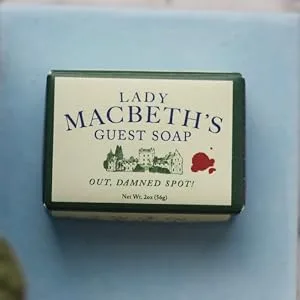Shakespeare Lady Macbeth's Guest Soap - Made in the USA - Soap - Lady Macbeth