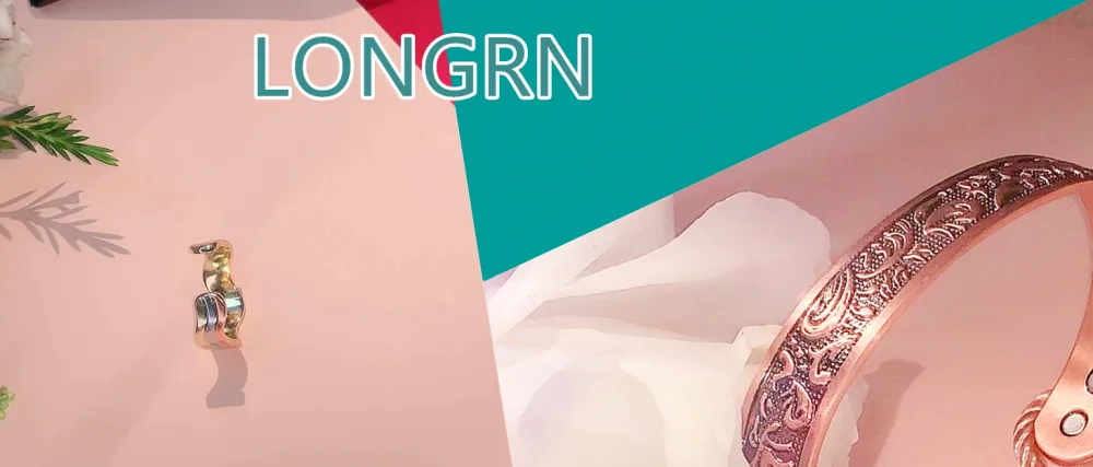 LONGRN-Pure Copper Magnetic Ring & Bracelet Adjustable Size for Women - product information 1