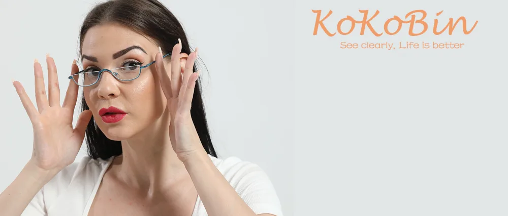 KoKoBin 4 pack Oversize Cat Eye Reading Glasses for women Blue Light Blocking Spring Hinge (Black&Red&Grey&Leopard 1.25) Black&red&white&leopard 1.25 x - reading glasses