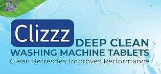 Washing Machine Cleaner Descaler 30 pack Deep Cleaning Tablets For HE Front Loader & Top Load Washer Septic Safe Eco-Friendly Deodorizer Clean Inside Drum And Laundry Tub Seal 12 Month Supply - Clizzz