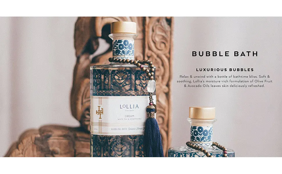 Lollia Dream Bubble Bath | Relax Body, Mind & Soul with A Fragrant Escape | Gentle & Moisturizing | Hydrating Ingredients | 24 fl oz / 709.7 ml - product information 2