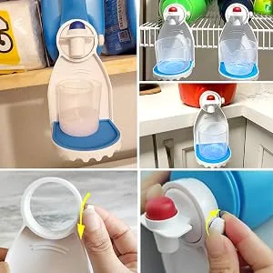WEYICHUANG Laundry Detergent Drip Catcher Laundry Detergent Cup Holder Fabric Softener Gadget Cup Holder Tidy Laundry Room No More Mess or Leaks(2Pack) - Laundry Detergent Cup Holder ? Detergent Drip Catcher?Fabric Softener Gadget Cup Holder