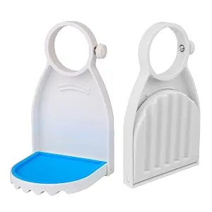 WEYICHUANG Laundry Detergent Drip Catcher Laundry Detergent Cup Holder Fabric Softener Gadget Cup Holder Tidy Laundry Room No More Mess or Leaks(2Pack) - Laundry Detergent Holder Organizer--High Quality Plastic