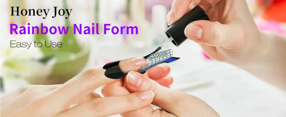 100pcs Nail Form Sticky Nail Forms for Builder Gel Reusable Sturdy Nail Extension Forms Nail Forms for Acrylic Nails Builder Gel Nail Forms Self-Adhesive Paper Nail Forms Molds Builder NTF050-100pc 6 Ounce (Pack of 1) - nail form forms acrylic nails gel sticker builder c curve extension long extra tips guide