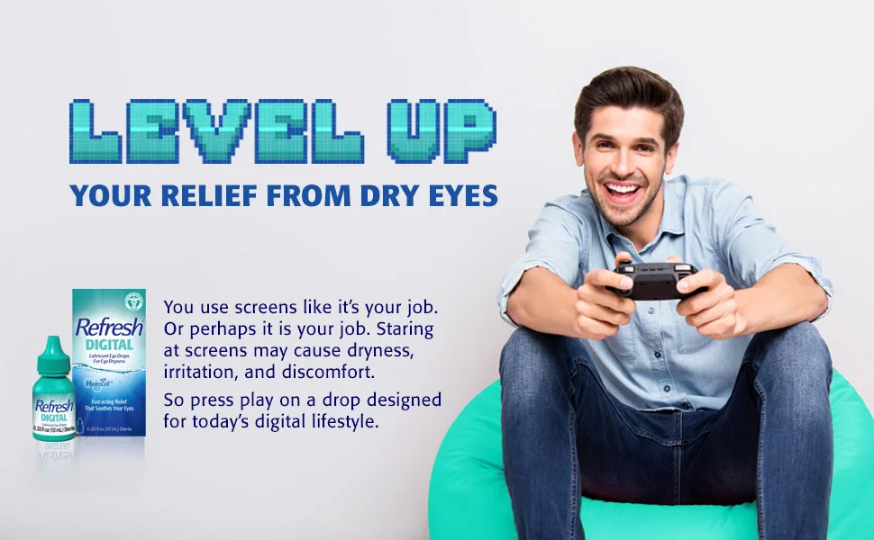 Refresh Digital Lubricant Eye Drops 0.33 Fl Oz (Pack of 1) - Refresh Digital