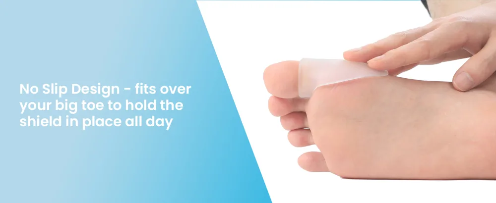 Sumifun Gel Bunion Pads Protector - 8 Count Reusable & Washable Bunion Cushion for Big Toe Relief Pain from Friction Rubbing and Pressure - Bunion Pads