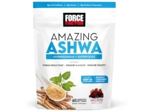 FORCE FACTOR Liquid Labs Electrolytes Powder Packets Lemon Lime Hydration Packets to Make Electrolyte Water with 5 Essential Electrolytes Vitamins Minerals and Antioxidants 20 Stick Packs 20 Servings (Pack of 1) - Amazing ashwa soft chews