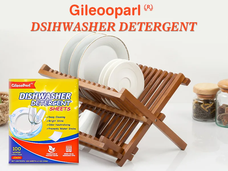 100-Loads Eco-Friendly Dishwasher Detergent Sheets - Lemon Scent - for Dishwasher/Hand Washing/Dish Liquid Replacement - No Liquidless - No Plastic Biodegradable - 100Count - product information 13