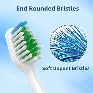 Replacement Toothbrush Heads for AquaSonic Duo Series 5 White & 5 Black Brush Heads with Covers 1 Count (Pack of 10) - aquasonic duo replacement brush heads